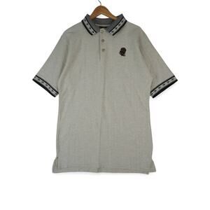 Legendary Whitetails Polo Shirt Mens XL Tall Beige Gray Short Sleeve Hunting